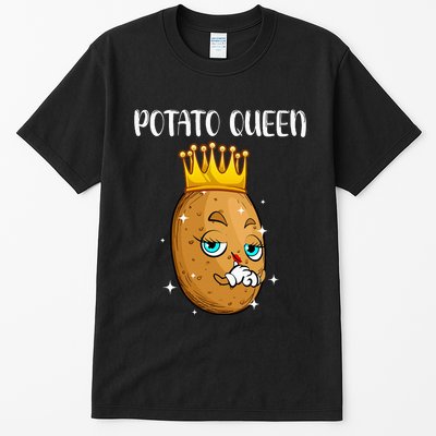 Cute Potato Design Vegetable Potato Lovers Tall T-Shirt