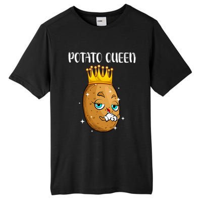 Cute Potato Design Vegetable Potato Lovers Tall Fusion ChromaSoft Performance T-Shirt