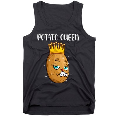 Cute Potato Design Vegetable Potato Lovers Tank Top