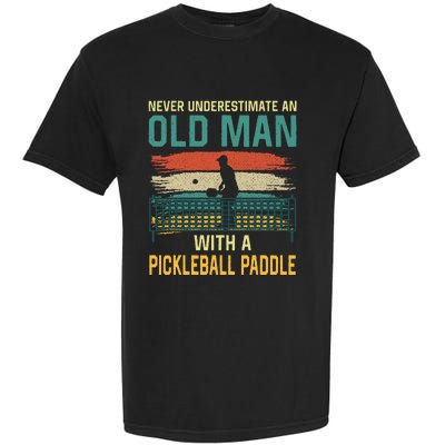 Cool Pickleball Design For Grandpa Pickleball Player Garment-Dyed Heavyweight T-Shirt