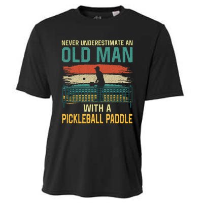 Cool Pickleball Design For Grandpa Pickleball Player Cooling Performance Crew T-Shirt