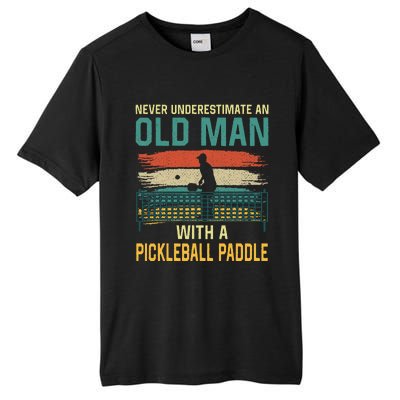 Cool Pickleball Design For Grandpa Pickleball Player Tall Fusion ChromaSoft Performance T-Shirt