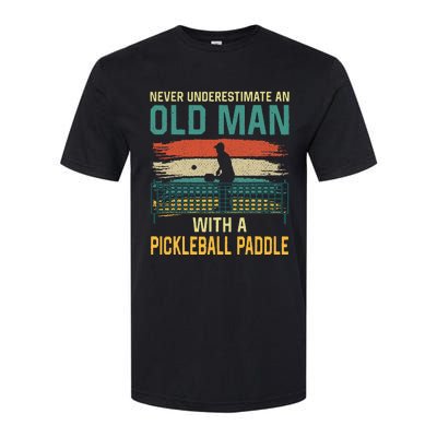 Cool Pickleball Design For Grandpa Pickleball Player Softstyle® CVC T-Shirt