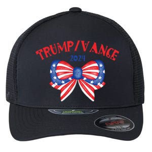 Coquette President Donald Trump & Jd Vance 2024 Usa Flexfit Unipanel Trucker Cap