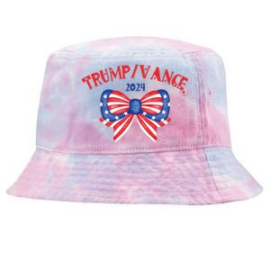 Coquette President Donald Trump & Jd Vance 2024 Usa Tie-Dyed Bucket Hat