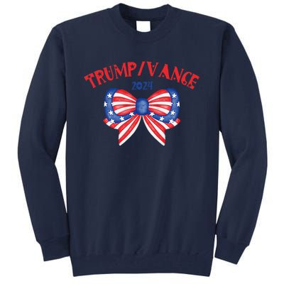 Coquette President Donald Trump & Jd Vance 2024 Usa Tall Sweatshirt