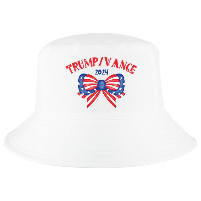 Coquette President Donald Trump & Jd Vance 2024 Usa Cool Comfort Performance Bucket Hat