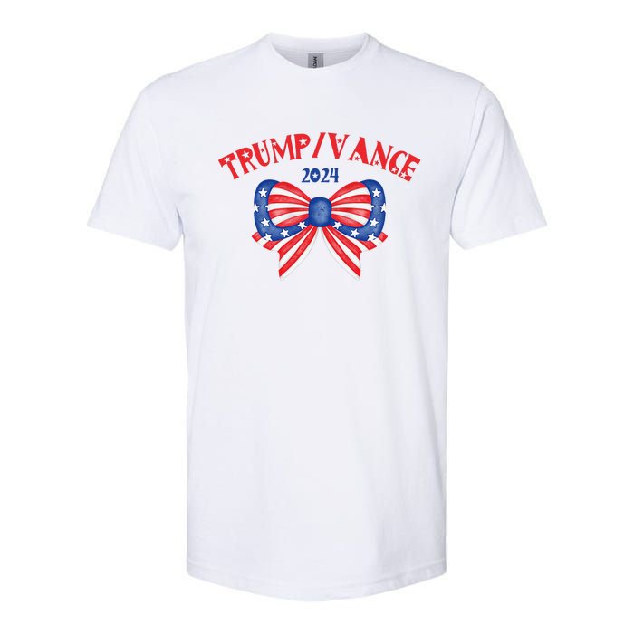 Coquette President Donald Trump & Jd Vance 2024 Usa Softstyle CVC T-Shirt