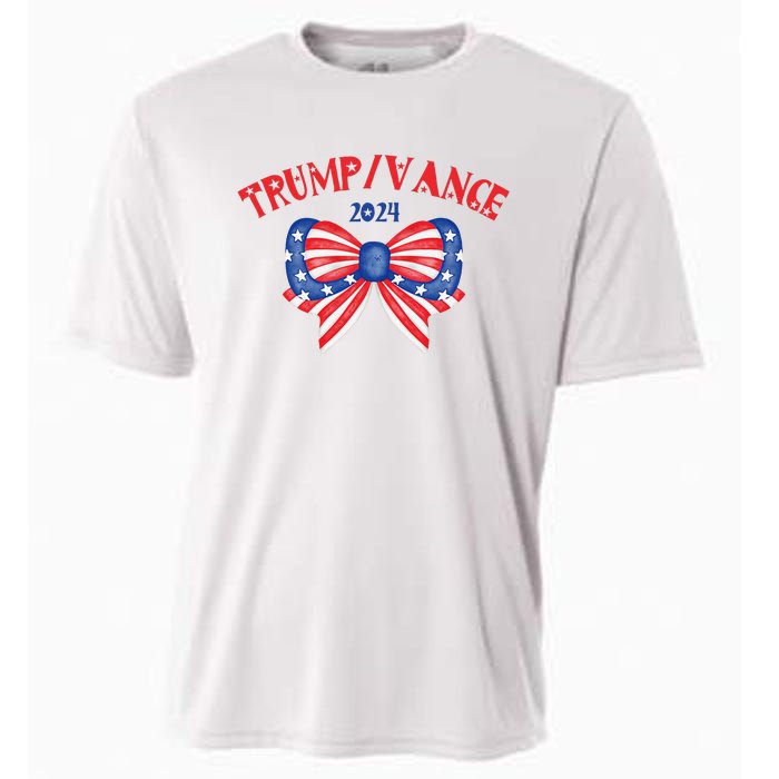 Coquette President Donald Trump & Jd Vance 2024 Usa Cooling Performance Crew T-Shirt