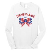 Coquette President Donald Trump & Jd Vance 2024 Usa Long Sleeve Shirt