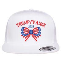 Coquette President Donald Trump & Jd Vance 2024 Usa Flat Bill Trucker Hat