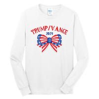 Coquette President Donald Trump & Jd Vance 2024 Usa Tall Long Sleeve T-Shirt