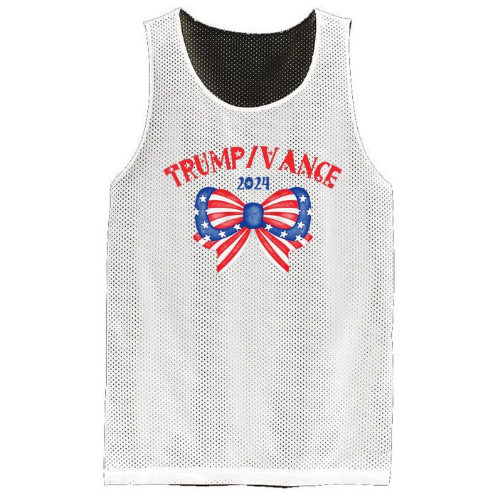 Coquette President Donald Trump & Jd Vance 2024 Usa Mesh Reversible Basketball Jersey Tank