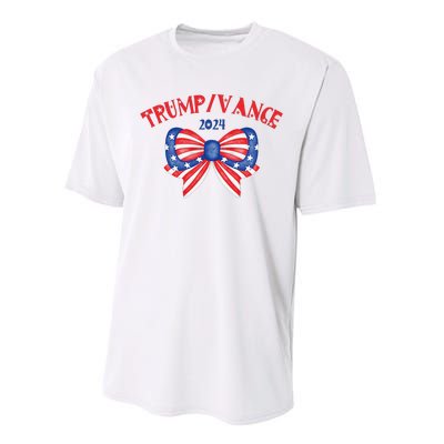 Coquette President Donald Trump & Jd Vance 2024 Usa Performance Sprint T-Shirt