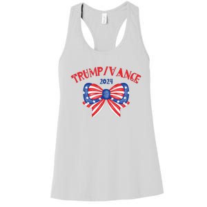 Coquette President Donald Trump & Jd Vance 2024 Usa Women's Racerback Tank