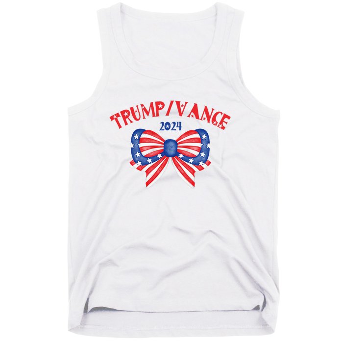 Coquette President Donald Trump & Jd Vance 2024 Usa Tank Top