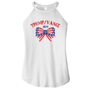 Coquette President Donald Trump & Jd Vance 2024 Usa Women's Perfect Tri Rocker Tank