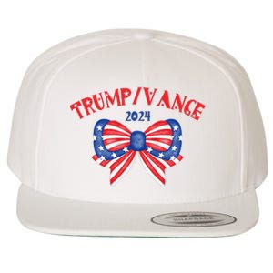 Coquette President Donald Trump & Jd Vance 2024 Usa Wool Snapback Cap