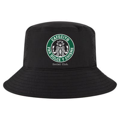 Cafecito Pan Dulce Y Chisme Mexicana Social Club Cool Comfort Performance Bucket Hat