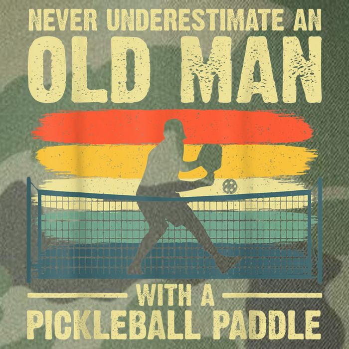 Cool Pickleball Design For Men Grandpa Pickleball Player Legacy Tie Dye Trucker Hat