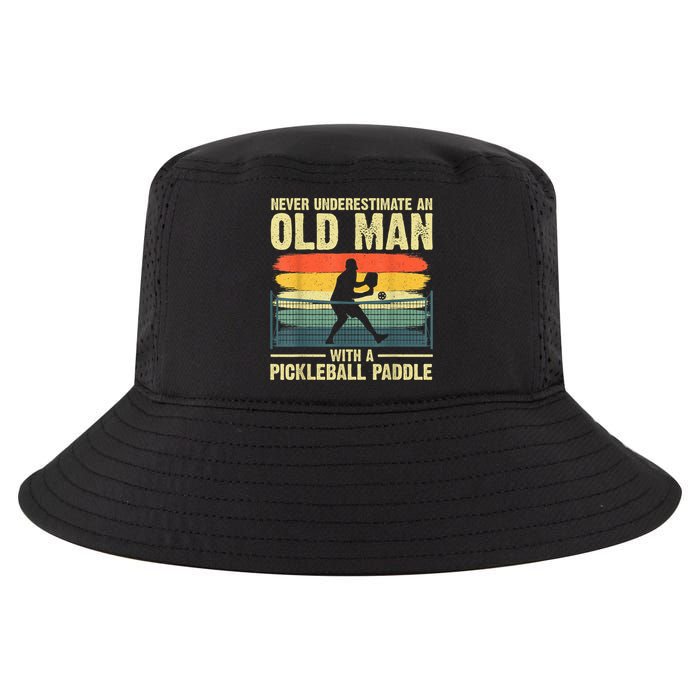 Cool Pickleball Design For Men Grandpa Pickleball Player Cool Comfort Performance Bucket Hat
