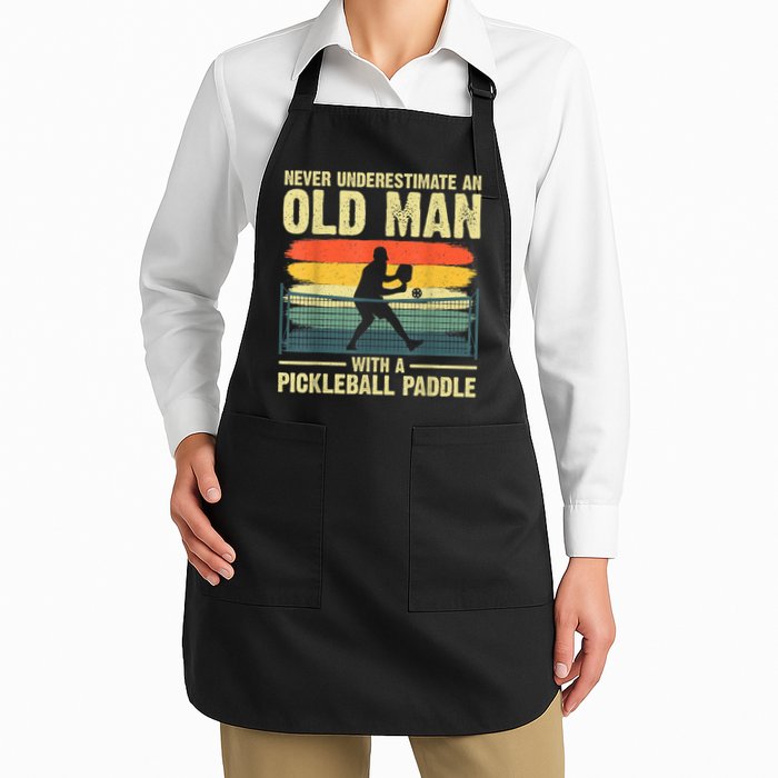 Cool Pickleball Design For Men Grandpa Pickleball Player Apron