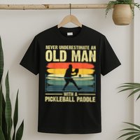 Cool Pickleball Design For Men Grandpa Pickleball Player T-Shirt