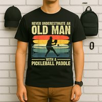 Cool Pickleball Design For Men Grandpa Pickleball Player T-Shirt