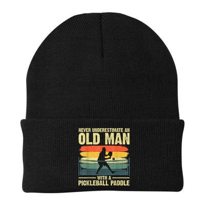 Cool Pickleball Design For Men Grandpa Pickleball Player Beanie