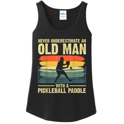 Cool Pickleball Design For Men Grandpa Pickleball Player Ladies Essential Tank