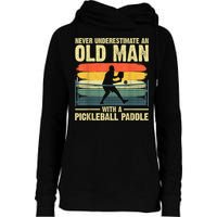 Cool Pickleball Design For Men Grandpa Pickleball Player Womens Funnel Neck Pullover Hood