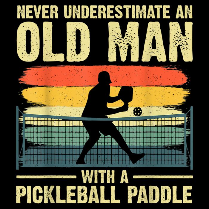 Cool Pickleball Design For Men Grandpa Pickleball Player 16 in Basic Backpack
