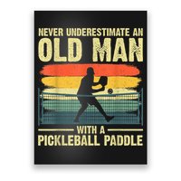 Cool Pickleball Design For Men Grandpa Pickleball Player Poster
