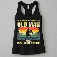 Cool Pickleball Design For Men Grandpa Pickleball Player Womens Tank Top