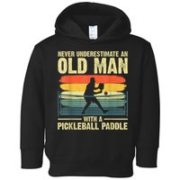 Cool Pickleball Design For Men Grandpa Pickleball Player Toddler Hoodie