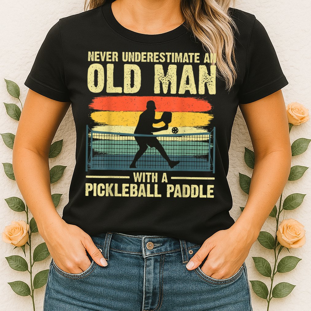 Cool Pickleball Design For Men Grandpa Pickleball Player Womens T-Shirt