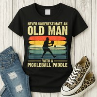 Cool Pickleball Design For Men Grandpa Pickleball Player Womens T-Shirt
