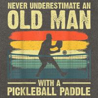 Cool Pickleball Design For Men Grandpa Pickleball Player Cotton Canvas Backpack