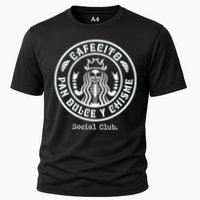 Cafecito Pan Dulce Y Chisme Mexican Latina Concha  Cooling Performance Crew T-Shirt