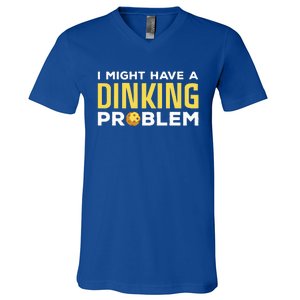 Cool Pickleball Design For Dink Pickleball Player V-Neck T-Shirt