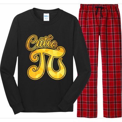 Cutie Pi Day Gift Long Sleeve Pajama Set