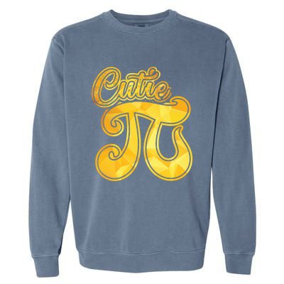 Cutie Pi Day Gift Garment-Dyed Sweatshirt