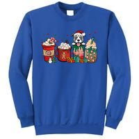 Christmas Pitbull Dog Coffee Cups Xmas Winter Pet Dog Mom Funny Gift Sweatshirt