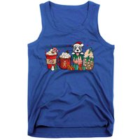 Christmas Pitbull Dog Coffee Cups Xmas Winter Pet Dog Mom Funny Gift Tank Top