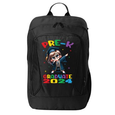 Cute Prek Dabbing Graduate Last Time Of School Funny Gift City Backpack