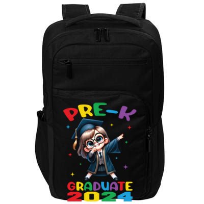 Cute Prek Dabbing Graduate Last Time Of School Funny Gift Impact Tech Backpack