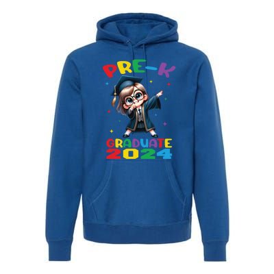 Cute Prek Dabbing Graduate Last Time Of School Funny Gift Premium Hoodie