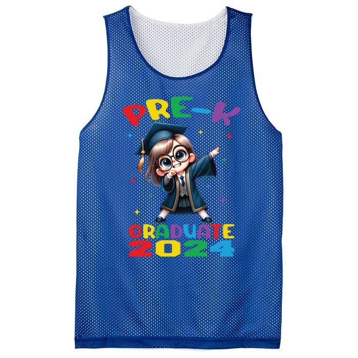 Cute Prek Dabbing Graduate Last Time Of School Funny Gift Mesh Reversible Basketball Jersey Tank