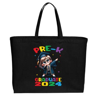 Cute Prek Dabbing Graduate Last Time Of School Funny Gift Cotton Canvas Jumbo Tote