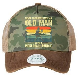 Cool Pickleball Design For Men Grandpa Pickleball Player Legacy Tie Dye Trucker Hat